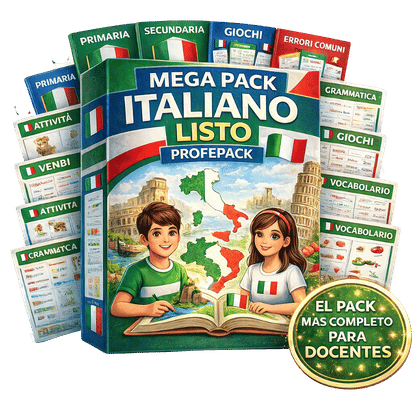 MegaPack Italiano Listo + Adaptaciones al Aula